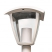 Lampione da giardino 86 cm per esterno attacco lampadina E27 lanterna paletto moderno grigio antracite bianco