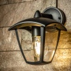 Applique da parete per esterno a lanterna attacco lampadina E27 lampada design moderno da giardino grigio antracite bianco