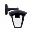 Applique da parete per esterno a lanterna attacco lampadina E27 lampada design moderno da giardino grigio antracite bianco