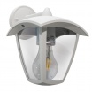 Applique da parete per esterno a lanterna attacco lampadina E27 lampada design moderno da giardino grigio antracite bianco