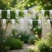 Catena serie luci portalampada E27 10mt esterno impermeabile ip65 prolungabile