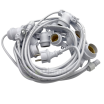 Catena serie luci portalampada E27 10mt esterno impermeabile ip65 prolungabile