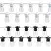 Catena serie luci portalampada E27 10mt esterno impermeabile ip65 prolungabile