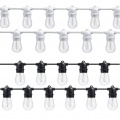 Catena serie luci portalampada E27 10mt esterno impermeabile ip65 prolungabile