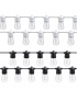 Catena serie luci portalampada E27 10mt esterno impermeabile ip65 prolungabile