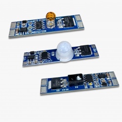 Sensore di movimento mani touch o di presenza per profili profilo di alluminio e striscia LED strip 12V 24V