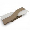 Applique led intrecciato tortora beige bianco 6W lampada da parete luce naturale bianca calda per camera soggiorno bagno ufficio