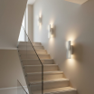 Applique led intrecciato tortora beige bianco 6W lampada da parete luce naturale bianca calda per camera soggiorno bagno ufficio