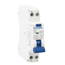 Interruttore Magnetotermico Differenziale RCBO Elettronico DPN JEL9A 6kA 2P 6A 30mA Tipo A 1 Modulo DIN