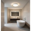 Plafoniera led rotondo 65w lampadario da soffitto a cerchio bianco design moderno per camera cucina luce naturale fredda calda