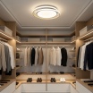 Plafoniera led rotondo 65w lampadario da soffitto a cerchio bianco design moderno per camera cucina luce naturale fredda calda