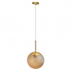 Lampadario a sospensione E27 oro con sfera ambra 15 20 25 30 cm lampada moderno elegante per camera cucina soggiorno