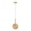 Lampadario a sospensione E27 oro con sfera ambra 15 20 25 30 cm lampada moderno elegante per camera cucina soggiorno