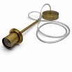 Lampadario a sospensione E27 oro con sfera ambra 15 20 25 30 cm lampada moderno elegante per camera cucina soggiorno