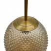 Lampadario a sospensione E27 oro con sfera ambra 15 20 25 30 cm lampada moderno elegante per camera cucina soggiorno