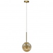 Lampadario a sospensione oro con sfera ambra 15 20 25 30 cm E27 lampada moderno elegante per camera cucina soggiorno