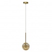 Lampadario a sospensione oro con sfera ambra 15 20 25 30 cm E27 lampada moderno elegante per camera cucina soggiorno