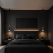 Lampadario a sospensione led da comodino a goccia oro argento antracite lampada applique sospeso luce bianca naturale calda