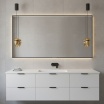 Lampadario a sospensione led da comodino ovale oro nero bianco lampada applique sospeso luce bianca naturale calda
