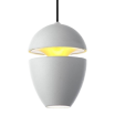Lampadario a sospensione led da comodino ovale oro nero bianco lampada applique sospeso luce bianca naturale calda