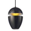 Lampadario a sospensione led da comodino ovale oro nero bianco lampada applique sospeso luce bianca naturale calda