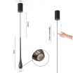 Lampadario a sospensione led da comodino a goccia oro grigio antracite lampada applique sospeso luce bianca naturale calda