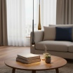 Lampadario a sospensione led da comodino a goccia oro grigio antracite lampada applique sospeso luce bianca naturale calda