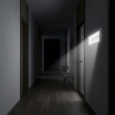 Lampada di emergenza luce led da incasso per cartongesso controsoffitto plafoniera slim bianco parete