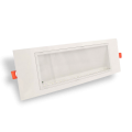Lampada di emergenza luce led da incasso per cartongesso controsoffitto plafoniera slim bianco parete