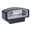 Applique da parete per esterno doppia luce sopra e sotto attacco lampadina E27 nero grigio bianco marrone