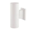 Applique da parete a cilindro per esterno luce sopra e sotto con attacco GU10 nero bianco grigio marrone