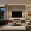 Lampadario a sospensione E27 oro con sfera ambra 15 20 25 30 cm lampada moderno elegante per camera cucina soggiorno