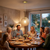 Lampadario a sospensione E27 oro con sfera ambra 15 20 25 30 cm lampada moderno elegante per camera cucina soggiorno