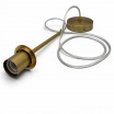 Lampadario a sospensione oro con sfera ambra 15 20 25 30 cm E27 lampada moderno elegante per camera cucina soggiorno