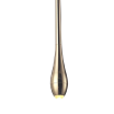 Lampadario a sospensione led da comodino a goccia oro grigio antracite lampada applique sospeso luce bianca naturale calda
