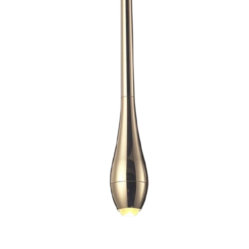 Lampadario a sospensione led da comodino a goccia oro grigio antracite lampada applique sospeso luce bianca naturale calda