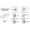 Telecomando WI-FI controller per striscia led RGB+W WW CW 5 pin strip multicolore 12 24V dimmerabile