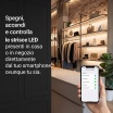 Telecomando WI-FI controller per striscia led RGB+W WW CW 5 pin strip multicolore 12 24V dimmerabile