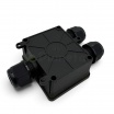 Scatola di giunzione impermeabile IP68 connettore stagno a 3 vie con morsettiera da esterno per cavi elettrici da giardino