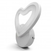 Applique Led Da Parete CUORE E28-F Bianco Freddo Caldo decoro cameretta arredamento casa