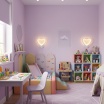 Applique Led Da Parete CUORE E28-F Bianco Freddo Caldo decoro cameretta arredamento casa
