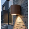 Applique da parete cilindro luce verso il basso GU10 design moderno per esterno giardino impermeabile IP65 bianco grigio nero