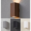 Applique da esterno GU10 rettangolare luce su e giù lampada segnapasso da parete moderna  per giardino balcone