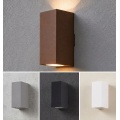 Applique da esterno GU10 rettangolare luce su e giù lampada segnapasso da parete moderna  per giardino balcone