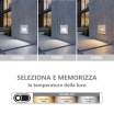 Segnapasso led a incasso 3W per cassetta scatola 503 220V applique luce esterno