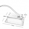 Segnapasso led a incasso 3W per cassetta scatola 503 220V applique luce esterno