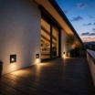 Segnapasso led a incasso 3W per cassetta scatola 503 220V applique luce esterno