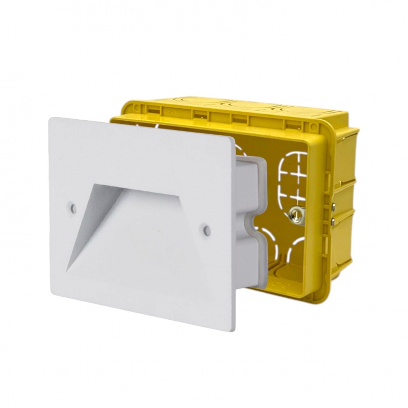 Segnapasso led a incasso 3W per cassetta scatola 503 220V applique luce esterno
