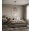 Lampadario a sospensione moderno in metallo attaco E27 design spirale lampada a gabbia nero bianco tortora sabbia