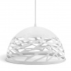 Lampadario a sospesione a campana cupola attacco E27 in metallo design moderno indutry nero bianco tortora sabbia
